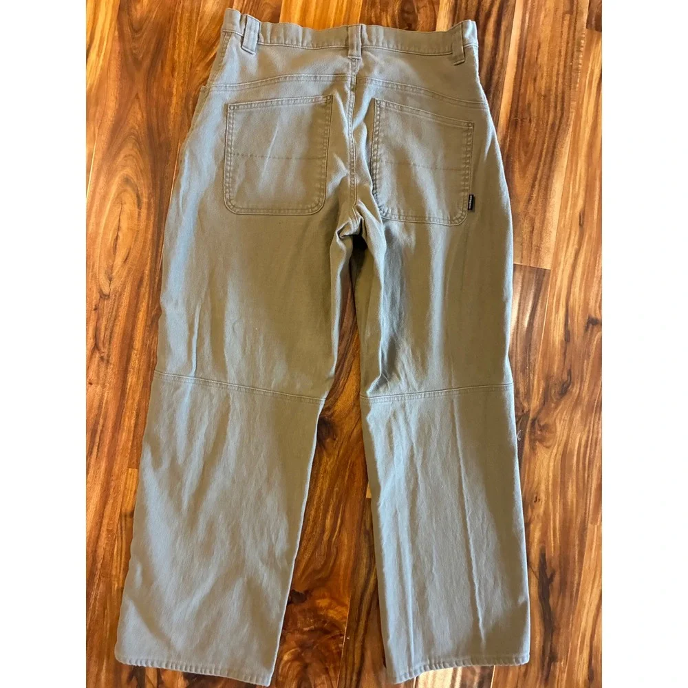 Patagonia‎ Mens 33 Organic Cotton Corduroy Pants Tan Khaki Straight Leg Gorpcore